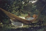 Winslow Homer Sunlight and Shadow oil on canvas